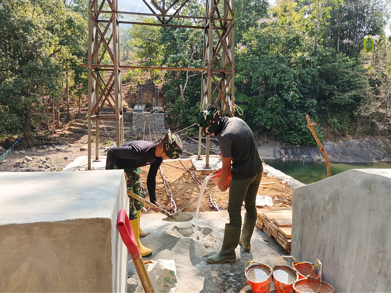Jembatan Gantung Desa Buakkang Gowa Segera Rampung, Sinyal Keterhubungan Baru untuk Warga