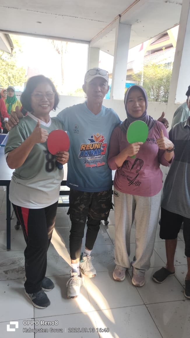 Beragam Lomba Warnai Kegiatan Reuni Akbar Ke-3 IKA SMPN Bontonompo